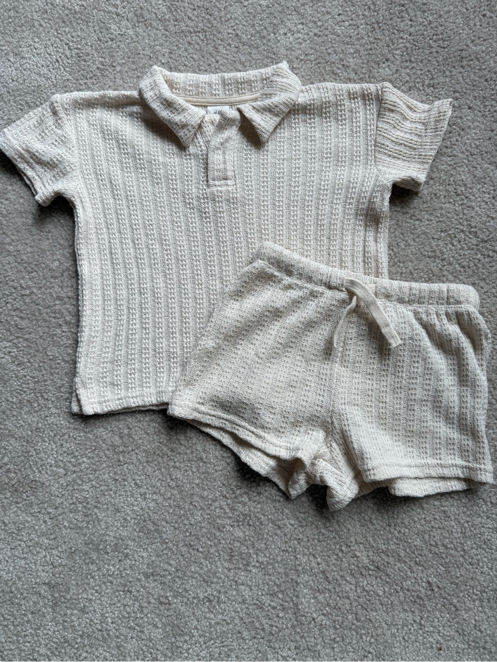 H&M Cream Knit Baby Sweater